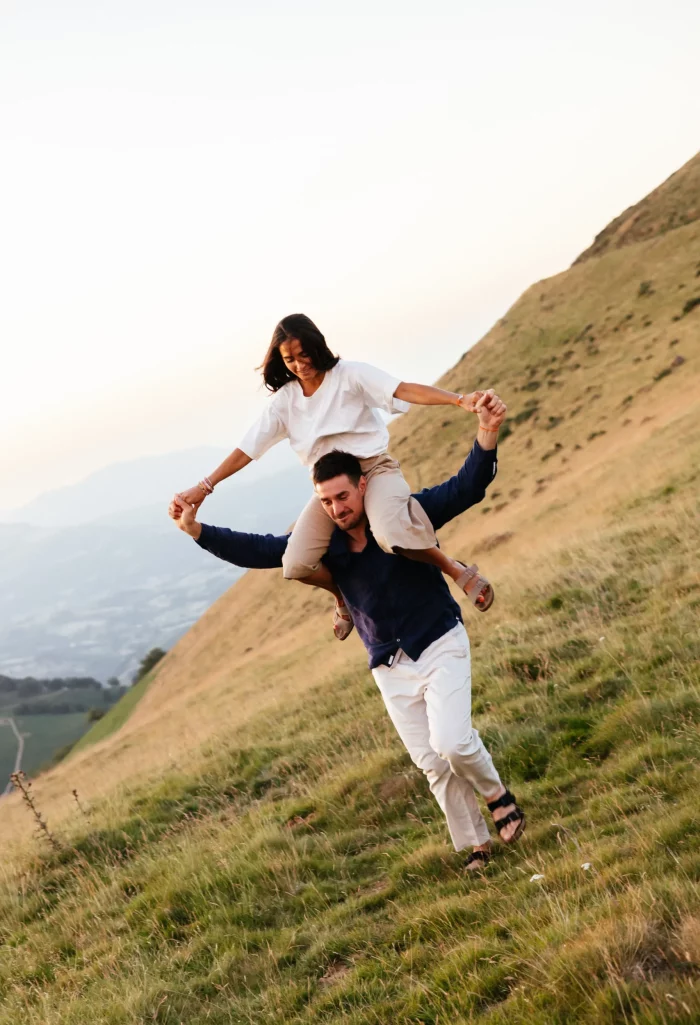 seance photo couple en montagen, arneguy, pays basque161